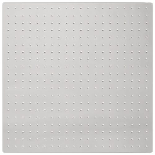  négyszögletes rozsdamentes acél esőztető zuhanyrózsa 50x50 cm