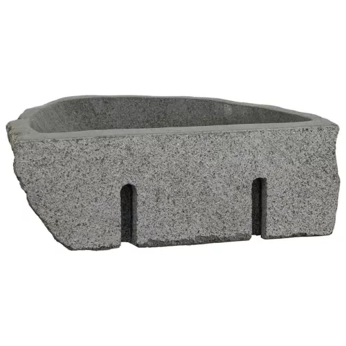  Fali mosdó Szürke (30-37) x (25-30) x 12 cm Folyami kő