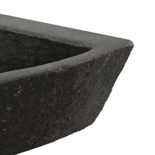  Fali sarokmosdó Szürke (38-45) x (38-45) x 12 cm Folyami kő