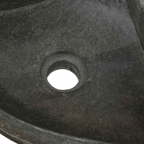  Fali sarokmosdó Szürke (38-45) x (38-45) x 12 cm Folyami kő