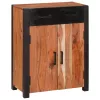  Buffetek és Konyhai Szekrények fiókkal polcokkal tárolóval ajtóval Barna 55 x 30 x 75 cm