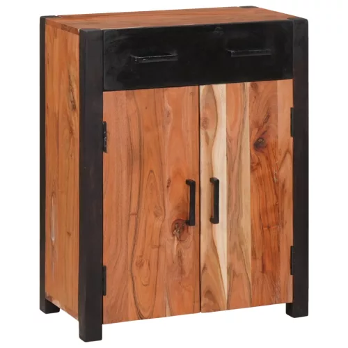  Buffetek és Konyhai Szekrények fiókkal polcokkal tárolóval ajtóval Barna 55 x 30 x 75 cm