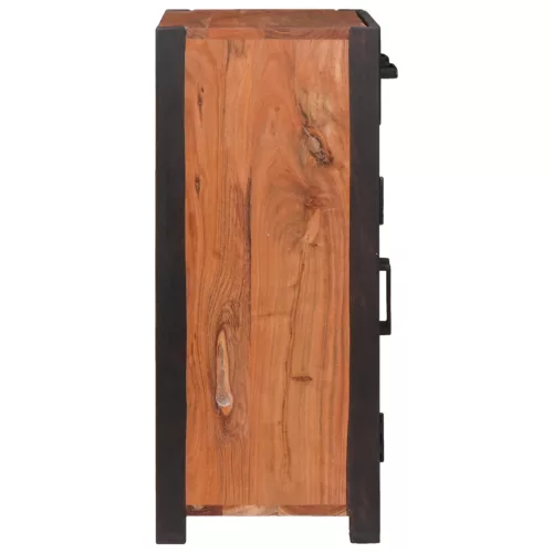  Buffetek és Konyhai Szekrények fiókkal polcokkal tárolóval ajtóval Barna 55 x 30 x 75 cm