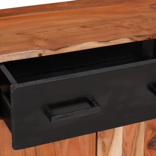  Buffetek és Konyhai Szekrények fiókkal polcokkal tárolóval ajtóval Barna 55 x 30 x 75 cm