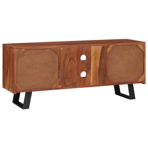  Média tárolószekrények és állványok polcokkal tárolóval ajtóval Barna