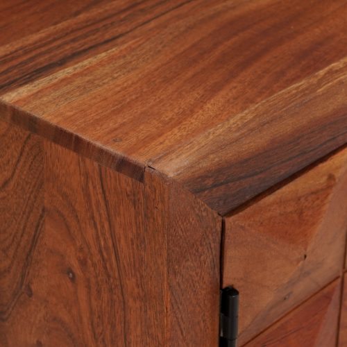  Média tárolószekrények és állványok polcokkal tárolóval ajtóval Barna