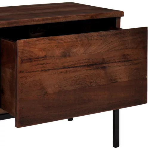  Média tárolószekrények és állványok mézbarna tömör akácfa