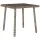  téglalap szürke polyrattan kerti dohányzóasztal 40x40x37cm