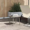  téglalap polyrattan kerti dohányzóasztal 40x40x37cm