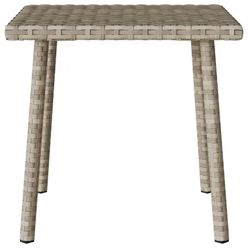  téglalap polyrattan kerti dohányzóasztal 40x40x37cm