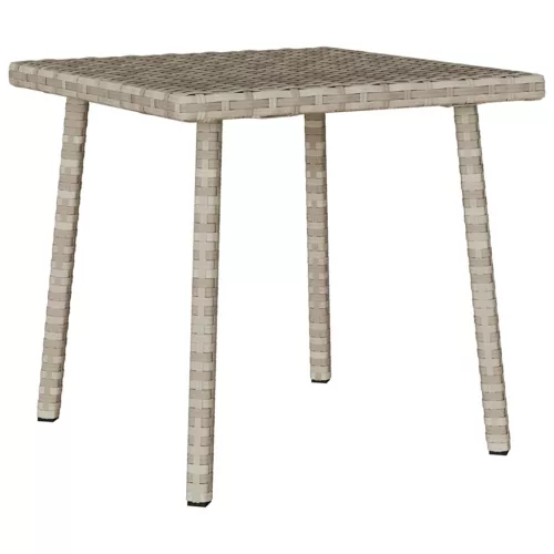  téglalap polyrattan kerti dohányzóasztal 40x40x37cm