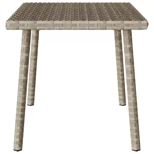  téglalap polyrattan kerti dohányzóasztal 60x40x37cm