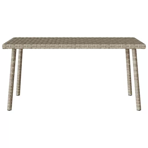  téglalap polyrattan kerti dohányzóasztal 80x40x37cm