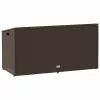  barna polyrattan kerti tárolóláda 110x50x58 cm
