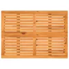  fekete polyrattan kerti asztal akácfa lappal 105x75x72 cm