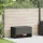  fekete polyrattan kültéri párna doboz 100x55x55,5 cm