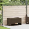  barna polyrattan kültéri párna doboz 100x55x55,5 cm