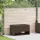  barna polyrattan kültéri párna doboz 100x55x55,5 cm