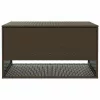  barna polyrattan kültéri párna doboz 100x55x55,5 cm