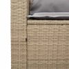  5 részes polyrattan kerti kanapé garnitúra párnákkal stackable