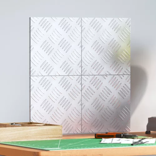  Alumínium Sakktábla Lapok 4 db Csúszásmentes 20x20 cm