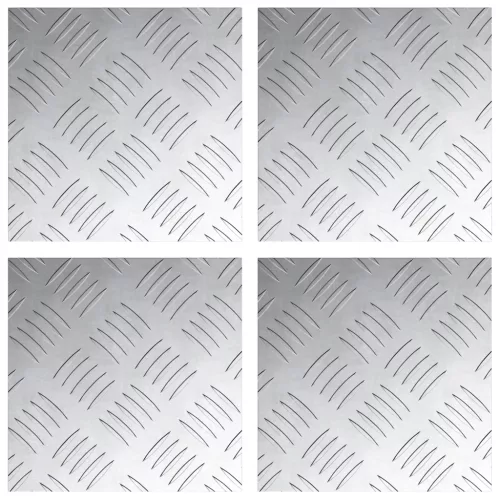  Alumínium Sakktábla Lapok 4 db Csúszásmentes 20x20 cm