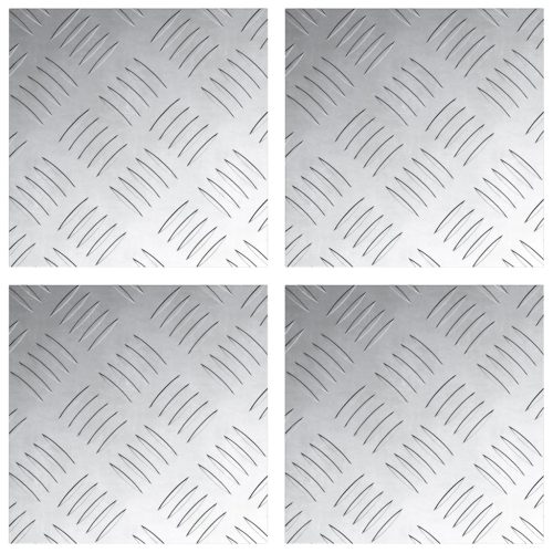  Alumínium gyémántlemezek 4 db Csúszásmentes 20x20 cm