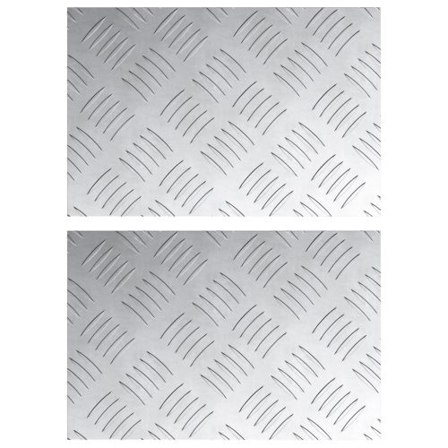  Alumínium Csekklemezek - 2 Csomag, Csúszásmentes, 30x20 cm