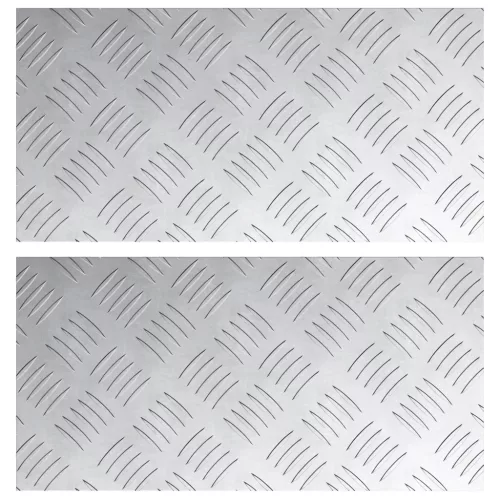  alumínium lépcsőburkolatok - 2 csomag, csúszásmentes, 40x20 cm