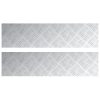  Alumínium Chevron lemezek 2 db Csúszásgátló 80x20 cm