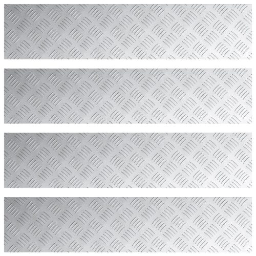  alumínium kockás lapok 4 db csúszásmentes 90x20 cm