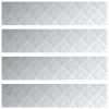  Alumínium Chevron Lépcsőfokok 4 db Csúszásgátló 90x20 cm