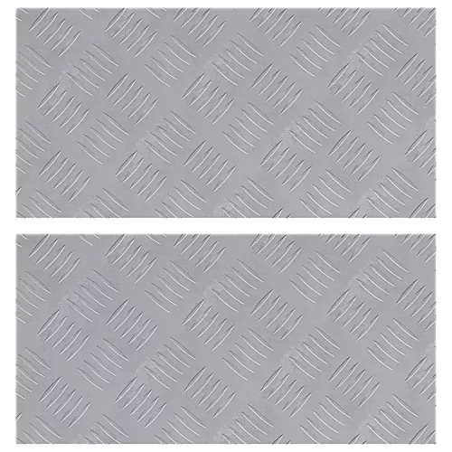  Alumínium Mintás Lemezek 2 db Csúszásmentes 50x25 cm