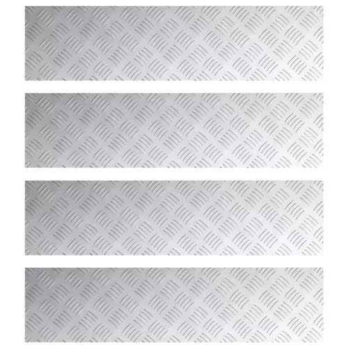  Alumínium csekkoló lapok 4 db Csúszásmentes 100x25 cm