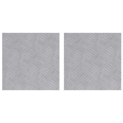  Alumínium ellenőrzőlemezek - 2 db, csúszásmentes, 30x30 cm