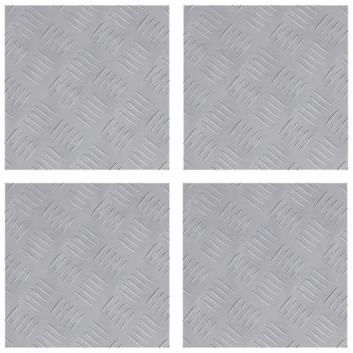  Alumínium lépcső lemezek 4 db Csúszásmentes 30x30 cm