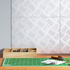  Alumínium rácsos lemezek 4 db Csúszásmentes 40x30 cm