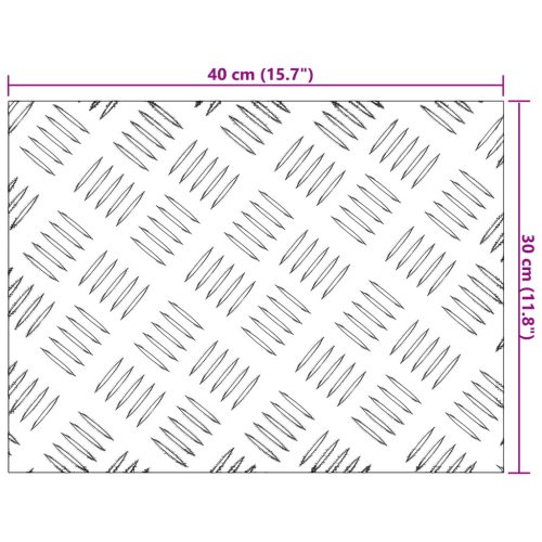  Alumínium rácsos lemezek 4 db Csúszásmentes 40x30 cm