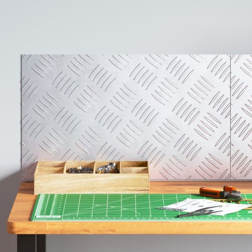  Alumínium Csekkelő Lemezek 2 db Csúszásgátló 50x30 cm