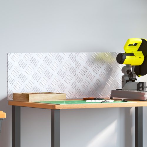  Alumínium Csekkelő Lemezek 2 db Csúszásgátló 50x30 cm