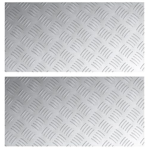  Alumínium Kosárfonású Lemezek 2 db Csúszásmentes 60x30 cm
