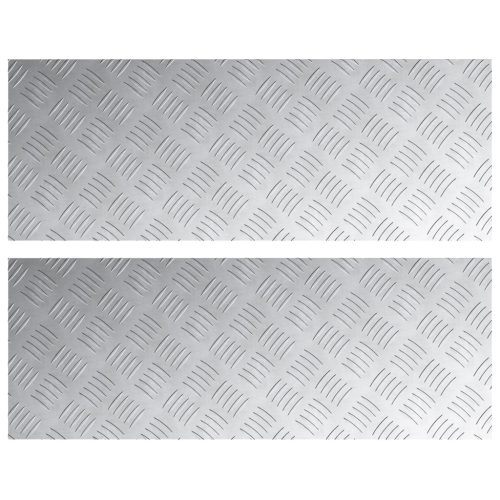  Alumínium Rácsos Lemezek 2 db Csúszásmentes 80x30 cm