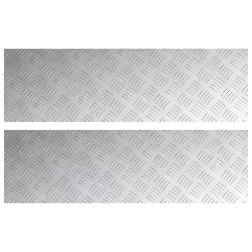  Alumínium Rácsos Lepedők 2 db Csúszásmentes 100x30 cm