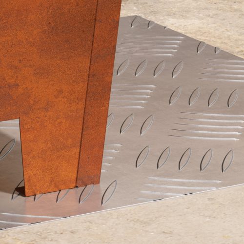  Alumínium Lemezek 2 db Csúszásmentes 40x40 cm