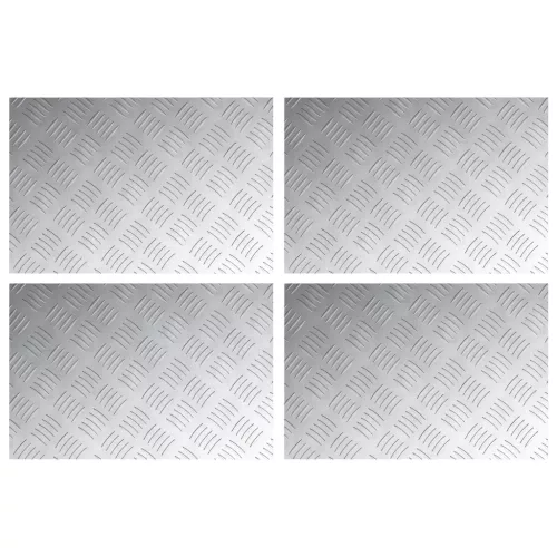  Alumínium Agyagmintás Lemezek - 4 db Csúszásmentes, 60x40 cm
