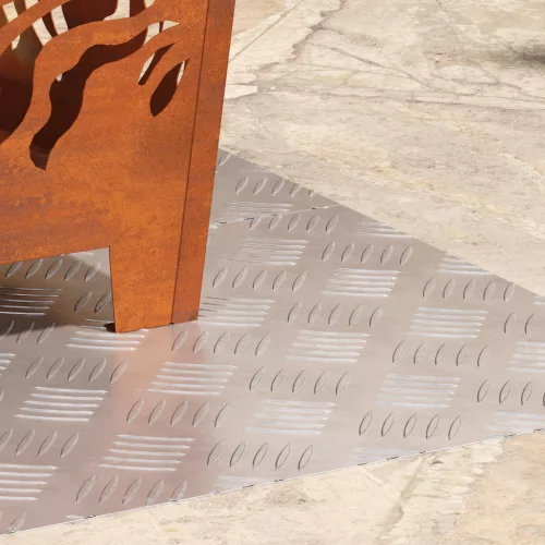  Alumínium Rácsos Lemezek 2 db Csúszásgátlós 70x40 cm