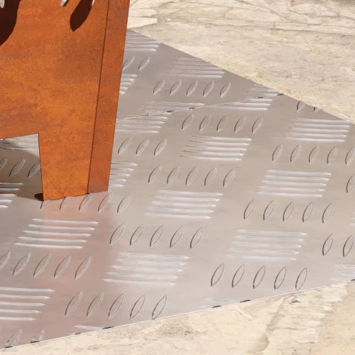  Alumínium Rácsos Lemezek 2 db Csúszásmentes 80x40 cm