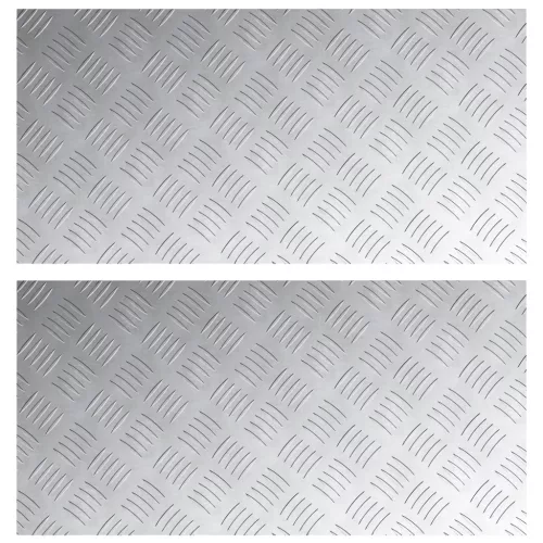  Alumínium Rácsos Lemezek 2 db Csúszásmentes 80x40 cm