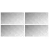  Alumínium Schecklemezek 4 db Csúszásmentes 80x40 cm