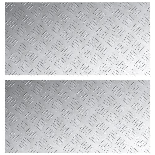  Alumínium Rácsos Lemezek 2 db Csúszásmentes 80x40 cm